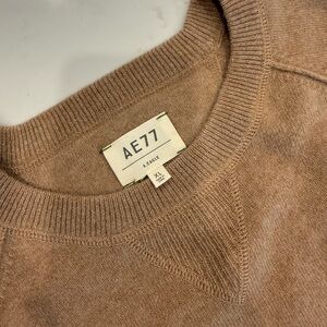 AE77 Cashmere Brown Sweater sz XL